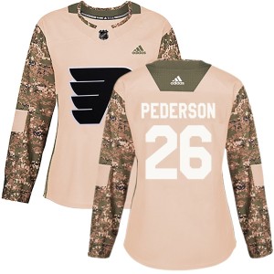 Women's Adidas Philadelphia Flyers Lane Pederson Camo Veterans Day Practice Jersey - Authentic