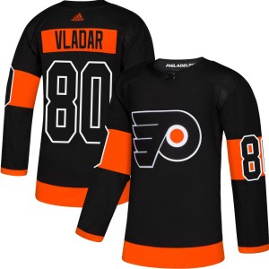 Youth Adidas Philadelphia Flyers Dan Vladar Black Alternate Jersey - Authentic
