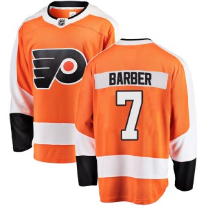 Men's Fanatics Branded Philadelphia Flyers Bill Barber Orange Home Jersey - Breakaway