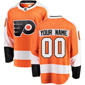 Men's Fanatics Branded Philadelphia Flyers Custom Orange Custom Home Jersey - Breakaway