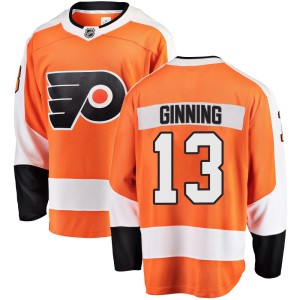 Men's Fanatics Branded Philadelphia Flyers Adam Ginning Orange Home Jersey - Breakaway