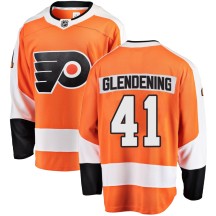 Men's Fanatics Branded Philadelphia Flyers Luke Glendening Orange Home Jersey - Breakaway