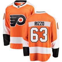 Men's Fanatics Branded Philadelphia Flyers Massimo Rizzo Orange Home Jersey - Breakaway