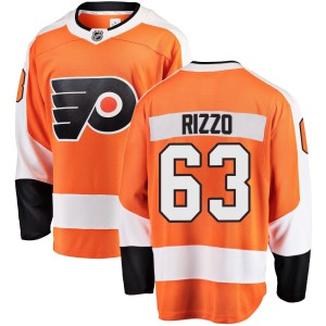 Men's Fanatics Branded Philadelphia Flyers Massimo Rizzo Orange Home Jersey - Breakaway