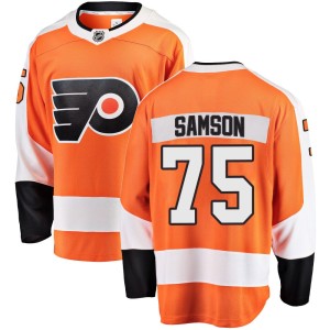 Men's Fanatics Branded Philadelphia Flyers Ethan Samson Orange Home Jersey - Breakaway