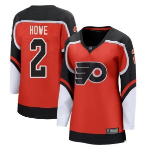 Women's Fanatics Branded Philadelphia Flyers Mark Howe Orange 2020/21 Special Edition Jersey - Breakaway