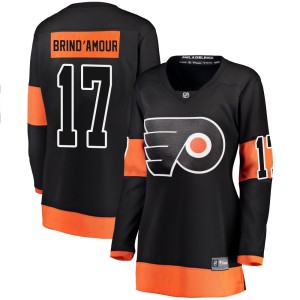 Women's Fanatics Branded Philadelphia Flyers Rod Brind'Amour Black Alternate Jersey - Breakaway