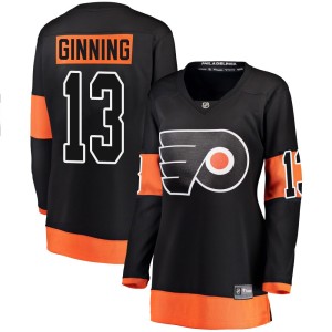 Women's Fanatics Branded Philadelphia Flyers Adam Ginning Black Alternate Jersey - Breakaway