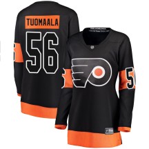 Women's Fanatics Branded Philadelphia Flyers Samu Tuomaala Black Alternate Jersey - Breakaway