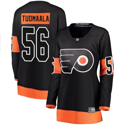 Women's Fanatics Branded Philadelphia Flyers Samu Tuomaala Black Alternate Jersey - Breakaway
