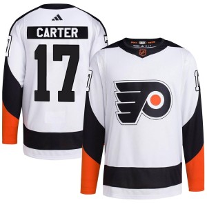 Men's Adidas Philadelphia Flyers Jeff Carter White Reverse Retro 2.0 Jersey - Authentic