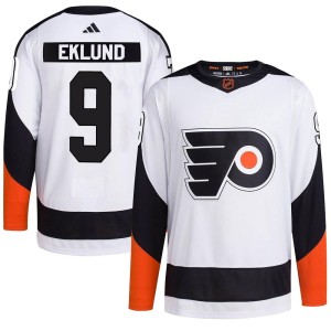 Men's Adidas Philadelphia Flyers Pelle Eklund White Reverse Retro 2.0 Jersey - Authentic