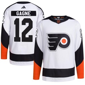 Men's Adidas Philadelphia Flyers Simon Gagne White Reverse Retro 2.0 Jersey - Authentic