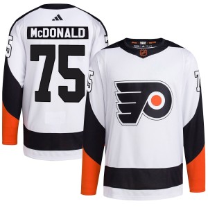 Men's Adidas Philadelphia Flyers Hunter McDonald White Reverse Retro 2.0 Jersey - Authentic