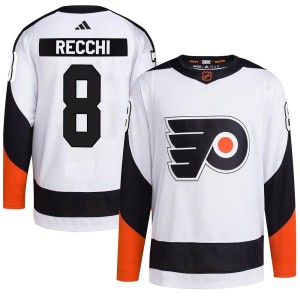 Men's Adidas Philadelphia Flyers Mark Recchi White Reverse Retro 2.0 Jersey - Authentic