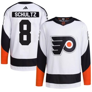 Men's Adidas Philadelphia Flyers Dave Schultz White Reverse Retro 2.0 Jersey - Authentic