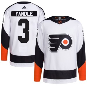 Men's Adidas Philadelphia Flyers Keith Yandle White Reverse Retro 2.0 Jersey - Authentic