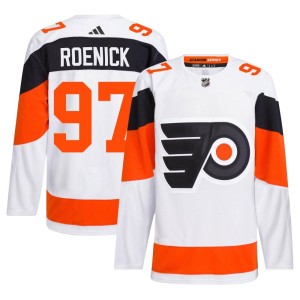 Men's Adidas Philadelphia Flyers Jeremy Roenick White 2024 Stadium Series Primegreen Jersey - Authentic