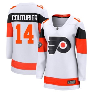 Women's Fanatics Branded Philadelphia Flyers Sean Couturier White 2024 Stadium Series Jersey - Breakaway