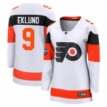 Women's Fanatics Branded Philadelphia Flyers Pelle Eklund White 2024 Stadium Series Jersey - Breakaway