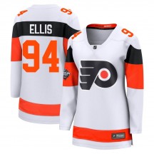 Women's Fanatics Branded Philadelphia Flyers Ryan Ellis White 2024 Stadium Series Jersey - Breakaway