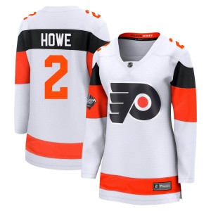 Women's Fanatics Branded Philadelphia Flyers Mark Howe White 2024 Stadium Series Jersey - Breakaway