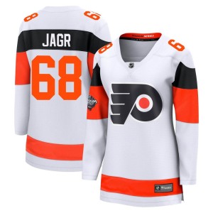 Women's Fanatics Branded Philadelphia Flyers Jaromir Jagr White 2024 Stadium Series Jersey - Breakaway