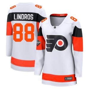Women's Fanatics Branded Philadelphia Flyers Eric Lindros White 2024 Stadium Series Jersey - Breakaway