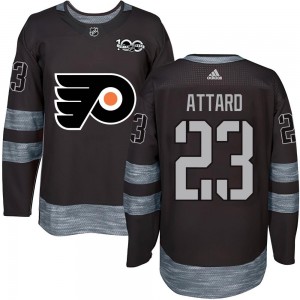 Youth Philadelphia Flyers Ronnie Attard Black 1917-2017 100th Anniversary Jersey - Authentic