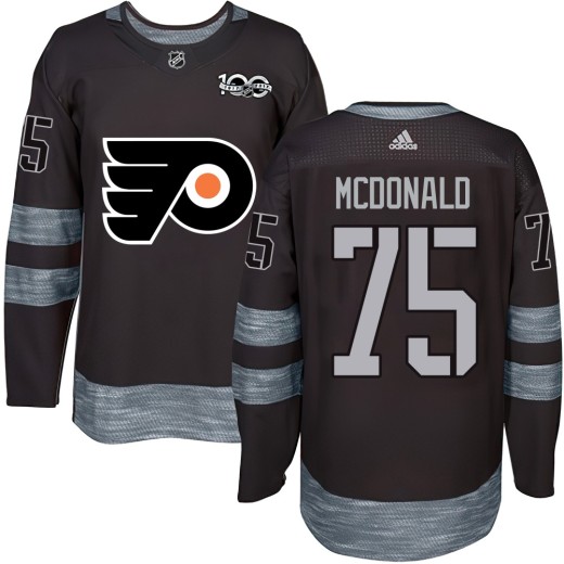 Youth Philadelphia Flyers Hunter McDonald Black 1917-2017 100th Anniversary Jersey - Authentic