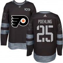 Youth Philadelphia Flyers Ryan Poehling Black 1917-2017 100th Anniversary Jersey - Authentic