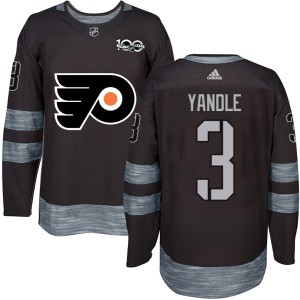 Youth Philadelphia Flyers Keith Yandle Black 1917-2017 100th Anniversary Jersey - Authentic