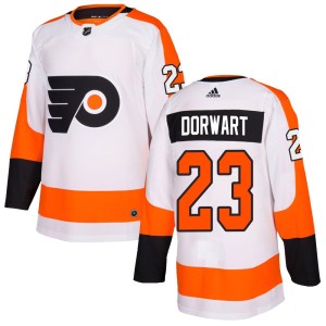 Men's Adidas Philadelphia Flyers Karsen Dorwart White Jersey - Authentic