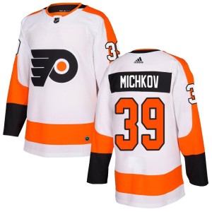 Men's Adidas Philadelphia Flyers Matvei Michkov White Jersey - Authentic