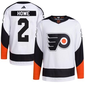 Youth Adidas Philadelphia Flyers Mark Howe White Reverse Retro 2.0 Jersey - Authentic