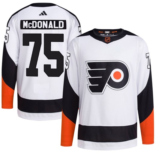 Youth Adidas Philadelphia Flyers Hunter McDonald White Reverse Retro 2.0 Jersey - Authentic