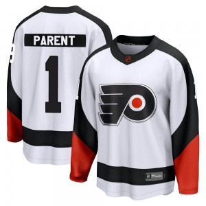 Youth Fanatics Branded Philadelphia Flyers Bernie Parent White Special Edition 2.0 Jersey - Breakaway
