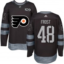 Men's Philadelphia Flyers Morgan Frost Black 1917-2017 100th Anniversary Jersey - Authentic