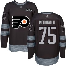 Men's Philadelphia Flyers Hunter McDonald Black 1917-2017 100th Anniversary Jersey - Authentic