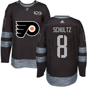 Men's Philadelphia Flyers Dave Schultz Black 1917-2017 100th Anniversary Jersey - Authentic
