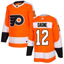 Youth Adidas Philadelphia Flyers Simon Gagne Orange Home Jersey - Authentic