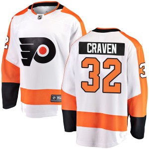 Youth Fanatics Branded Philadelphia Flyers Murray Craven White Away Jersey - Breakaway