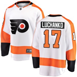 Youth Fanatics Branded Philadelphia Flyers Jett Luchanko White Away Jersey - Breakaway