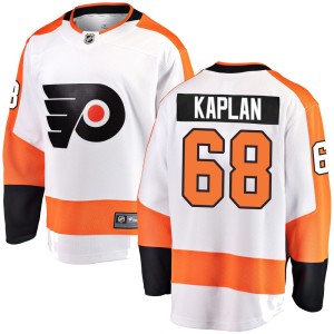 Men's Fanatics Branded Philadelphia Flyers Devin Kaplan White Away Jersey - Breakaway