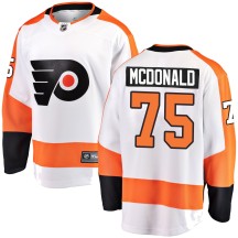 Men's Fanatics Branded Philadelphia Flyers Hunter McDonald White Away Jersey - Breakaway